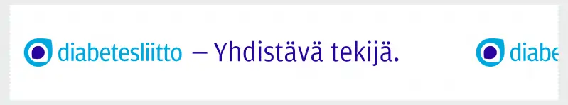 Painettu teippi valkoiselle pohjalle logolla